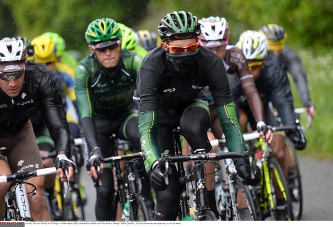 A ninja? no, its Bjorn Thurau (Europcar)