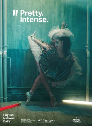 Aktiv Grotesk – designed as a modern alternative to Helvetica – was used to great effect in this campaign by the English National Ballet