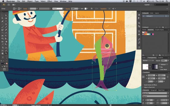 ADobe Illustrator CS6: The new Make/Release Mask button