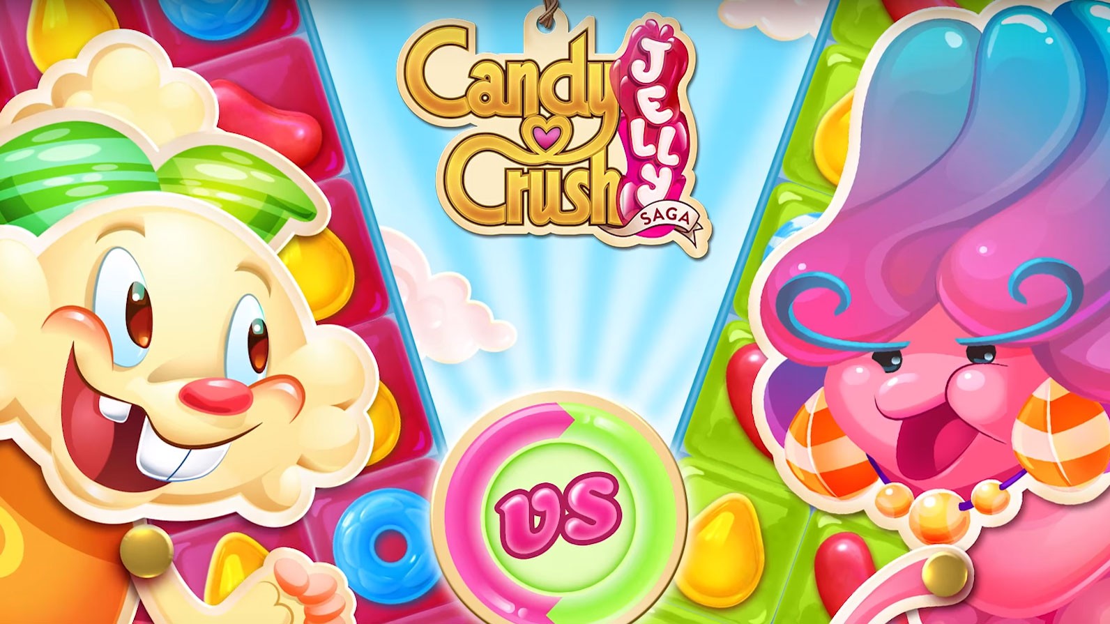 what percent of candy crush players also play soda and jelly saga?