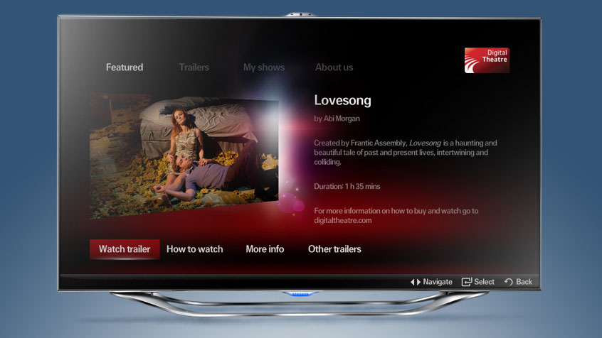 Samsung launches Smart TV theatre VOD app