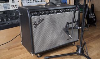 Fender amp mic'd