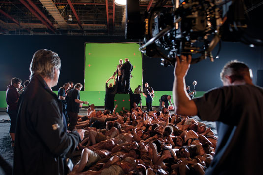 The team found it difficult to portray a convincing ‘sea’ without it looking unnatural, so they chose to use CG