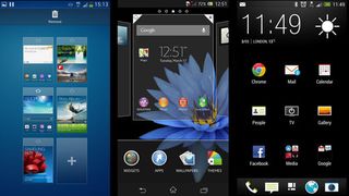 HTC One vs Samsung Galaxy S4 vs Sony Xperia Z