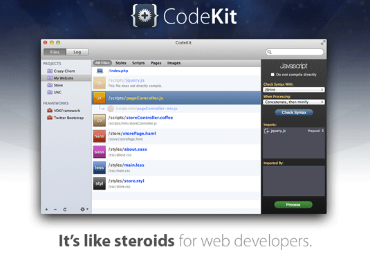 Web design secrets: CodeKit