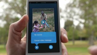 A new video messaging feature was added in June. It's like voicemail, but with video