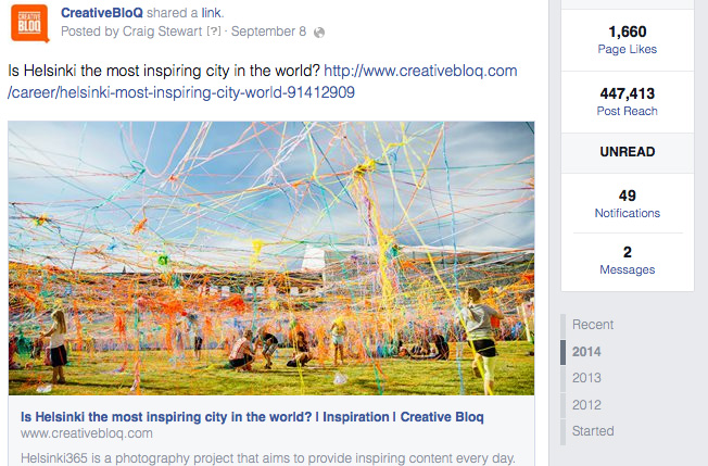 UI design pattern tips: infinite scroll | Creative Bloq