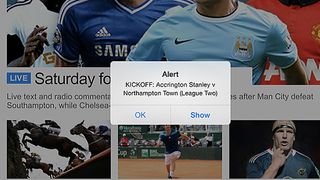 No more constant score checking as BBC Sport apps get real-time goal alerts?