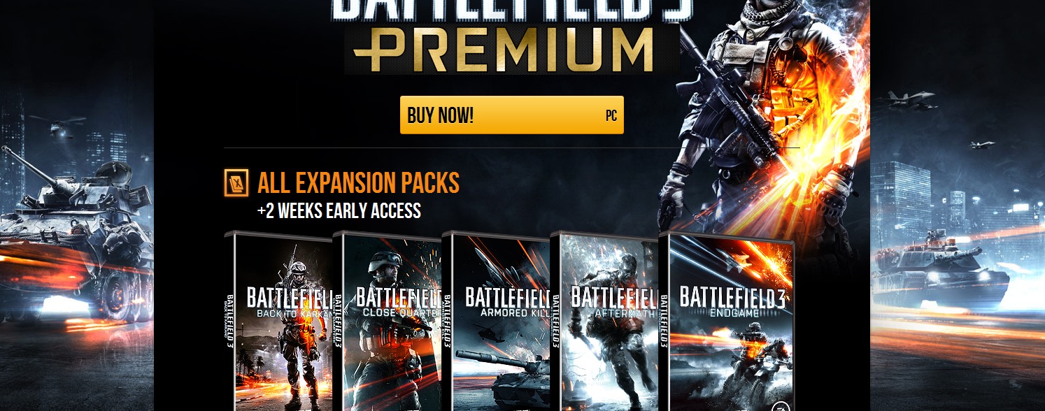 BF3 Premium Website