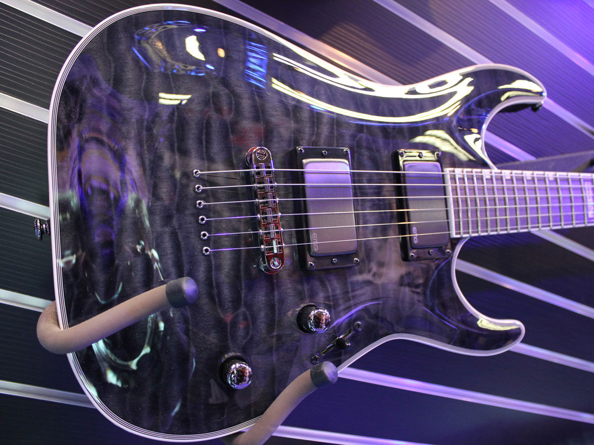 LTD MH-1001 NT See Thru Black Metalworks