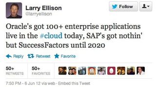 Larry Ellison's Tweet