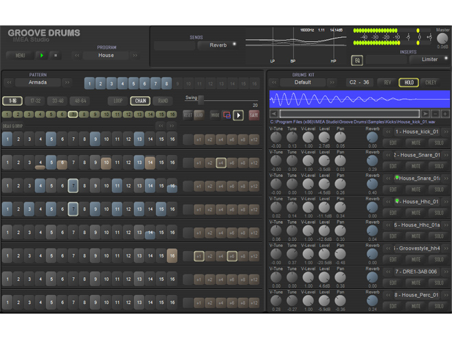 Imea Studio Groove Drums