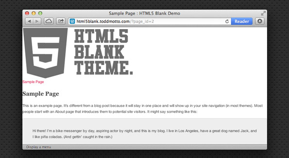 Dev releases HTML5 Blank for WordPress Creative Bloq