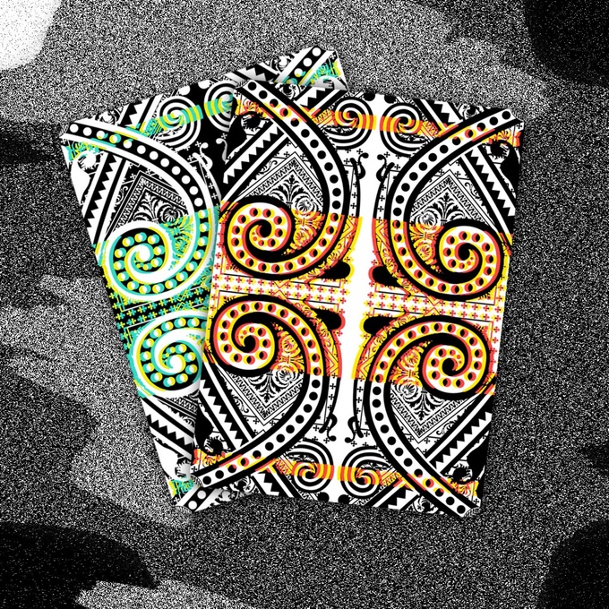 glitch playing cards