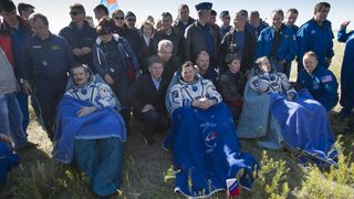 Expedition 34 has landed - courtesy of NASA.gov