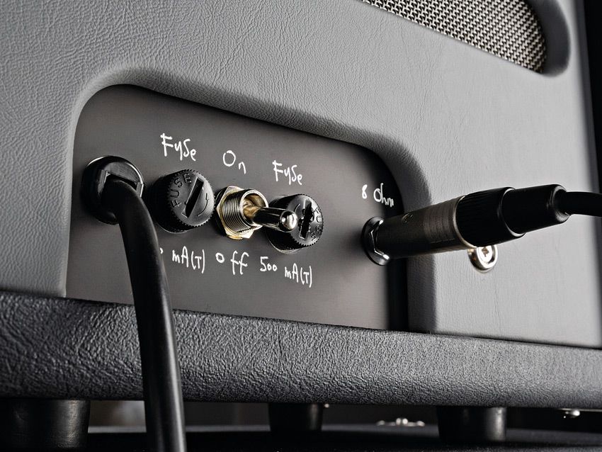 The back panel is home to the single eight-ohm speaker output