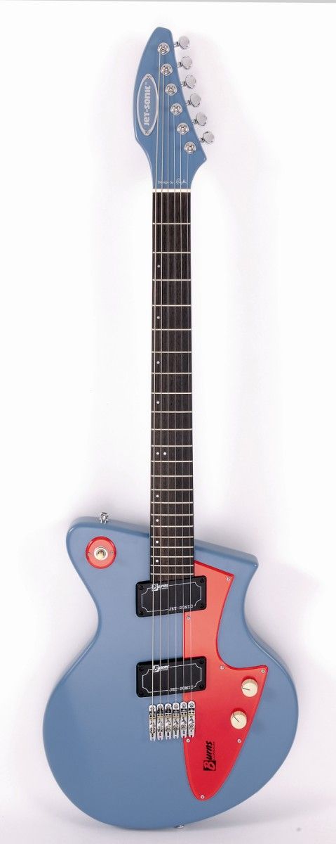 Blue finish option of the Burns Jet-Sonic