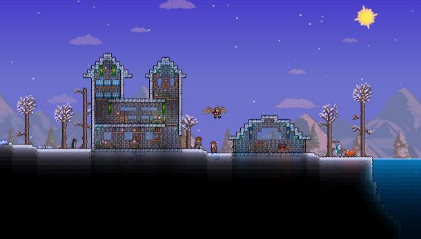 Terraria update teased with pictures of a new biome - and a penguin | PC  Gamer