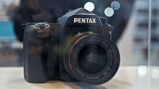 Pentax full-frame DSLR at The Photography Show 2014