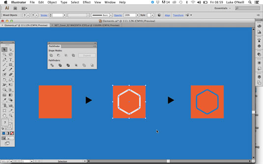 building shapes in Illustrator