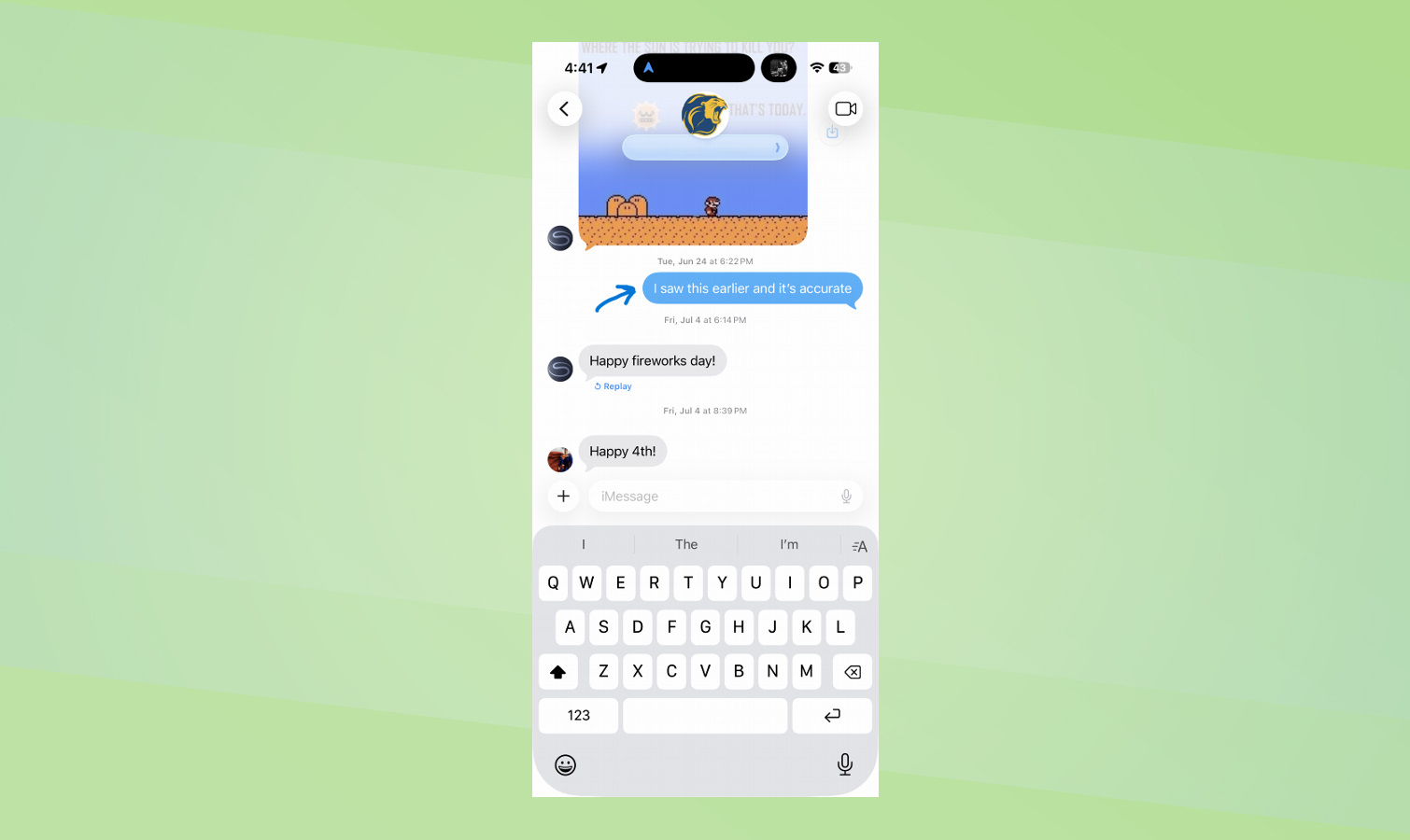 Screenshots of iOS 26 how to create polls in Messages.