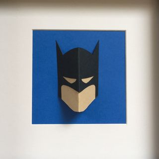 3D superhero wall art