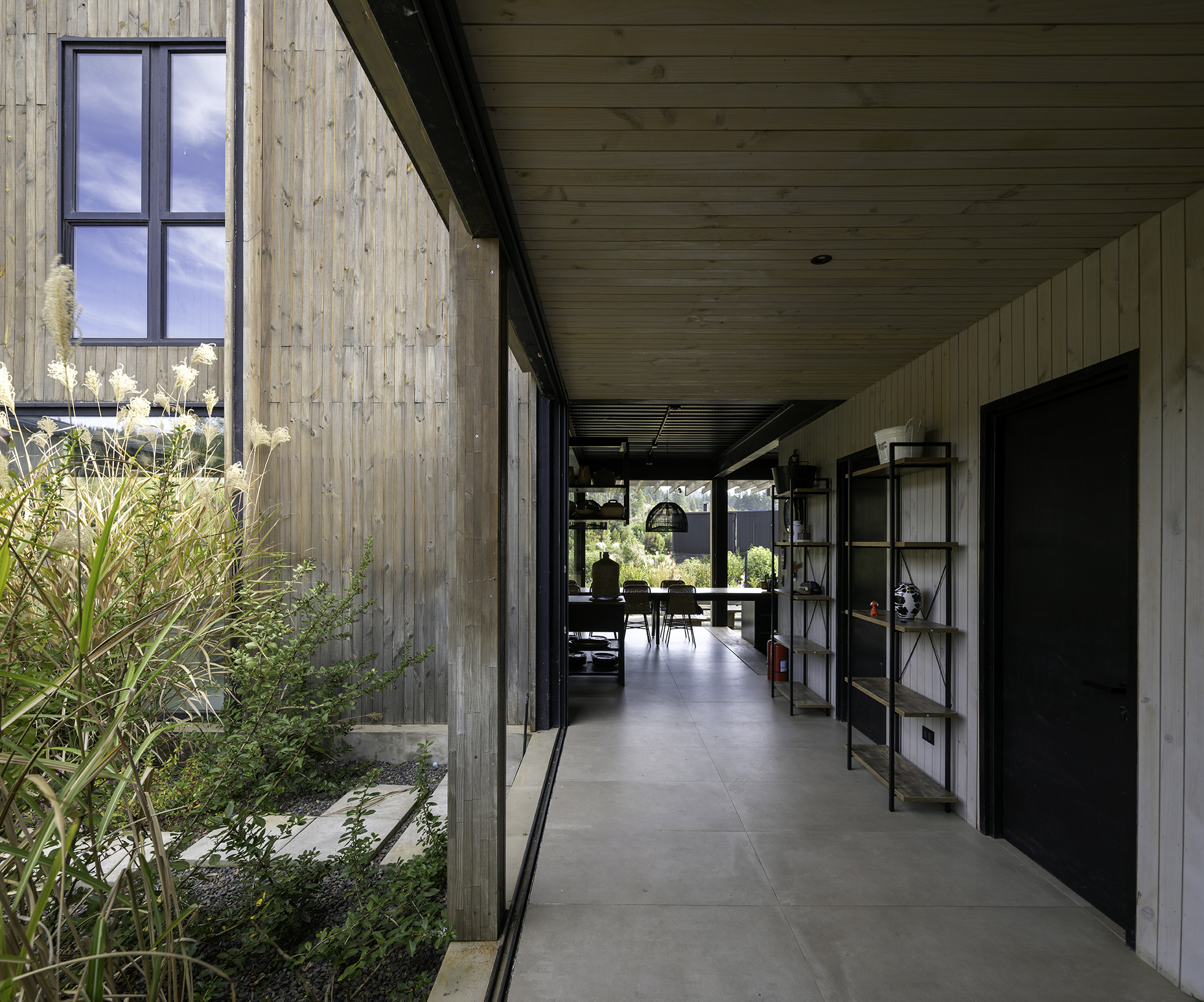 timber structure Chilean holiday home