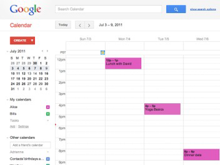 Google Calendar and Gmail given a makeover