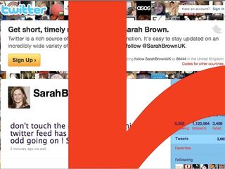 Sarah Brown - victim of a Twitter hack