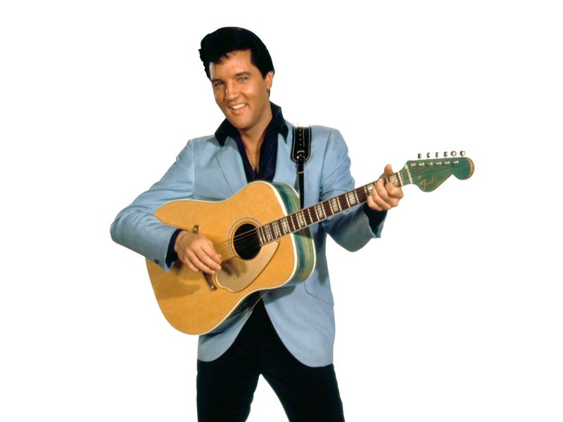 Fender Elvis Presley Kingman ケース付き Fender Elvis Presley Kingman Natural – Chicago Music Exchange