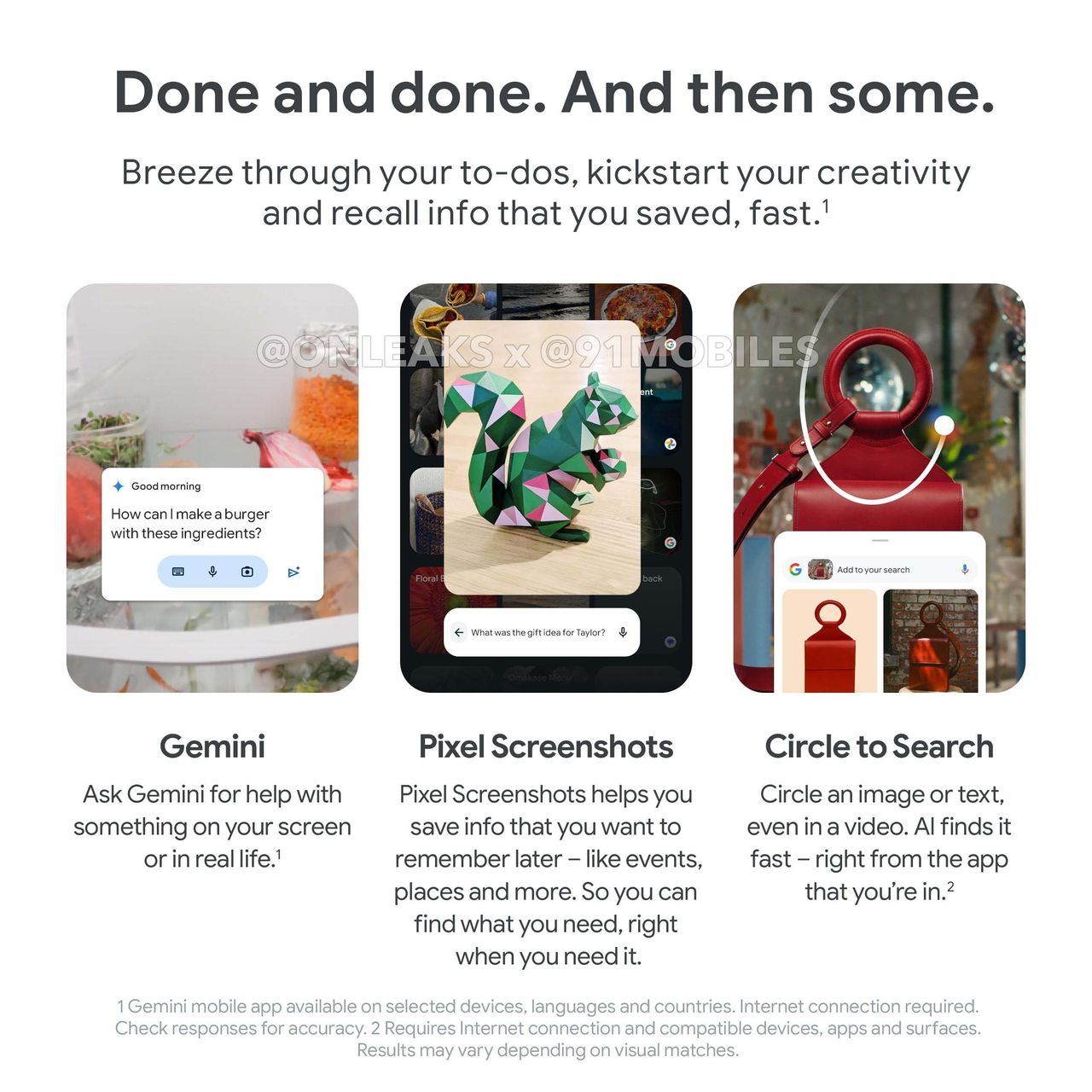The marketing material for the Pixel 9 devices