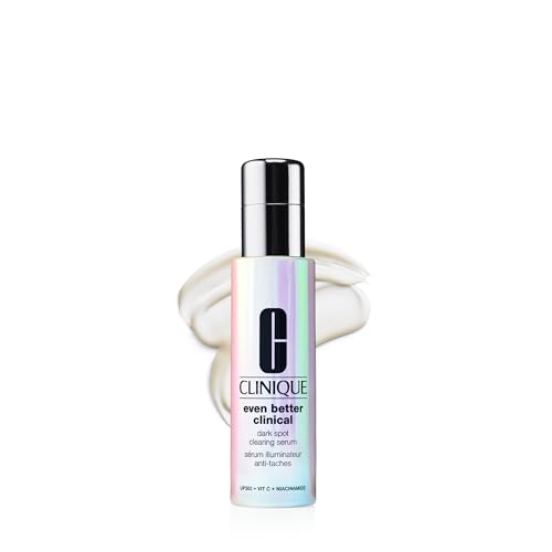 Clinique Even Better Clinical Dark Spot Clearing Vitamin C Face Serum for All Skin Types | Brightening + Soothing, 1.7 Fl Oz
