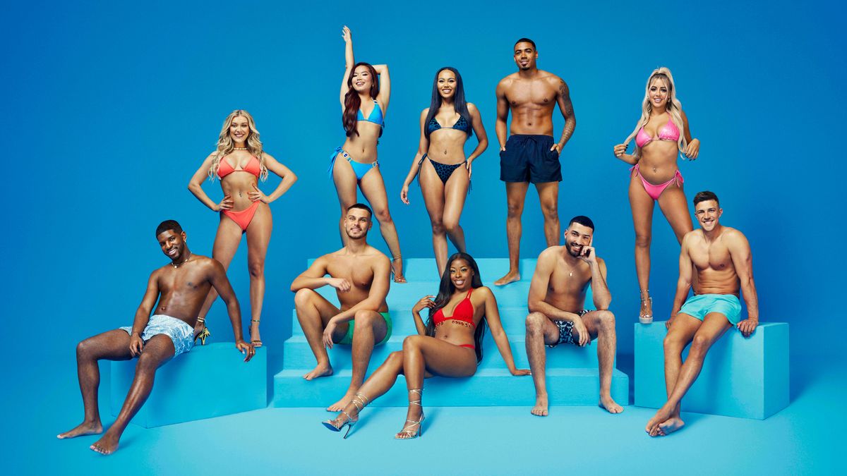 Love Island 2023 contestants line up for the start of the new series 