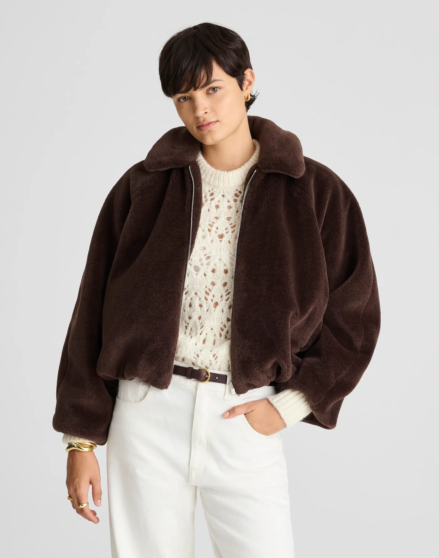 Madewell, Bubble Bomber Jacket