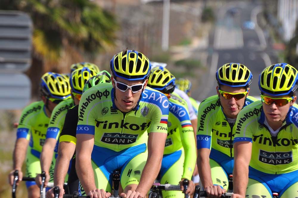 Juraj Sagan leads the rider