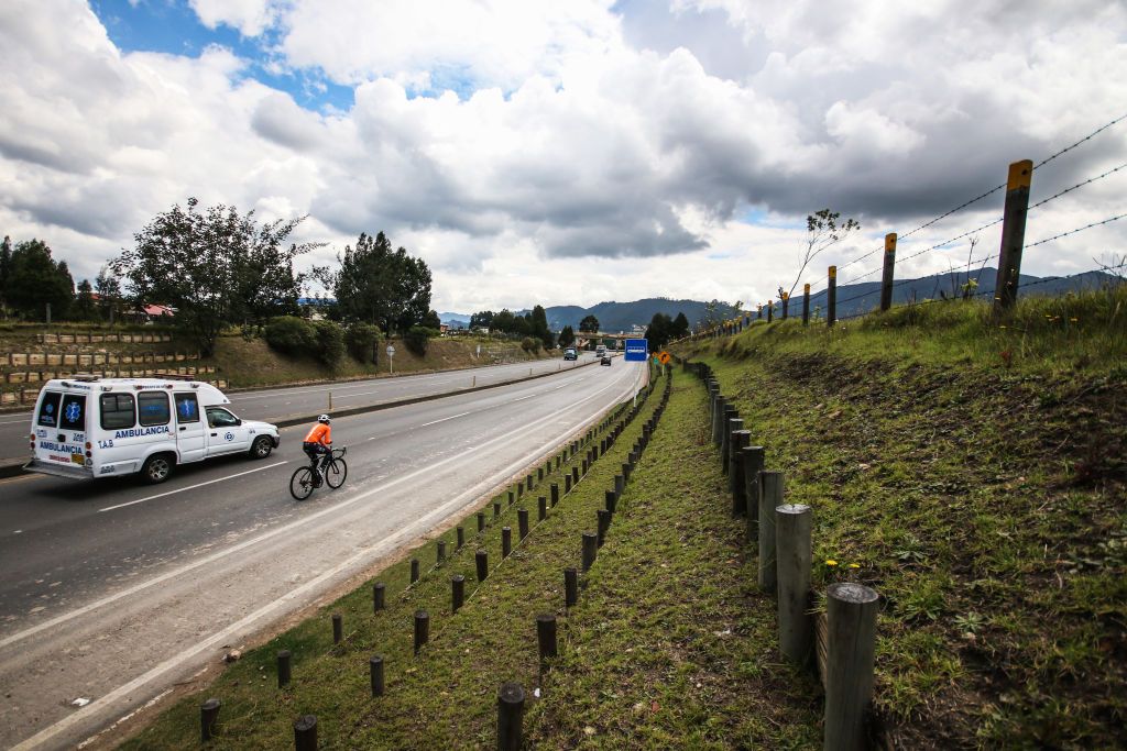 Egan Bernal training in Colombia