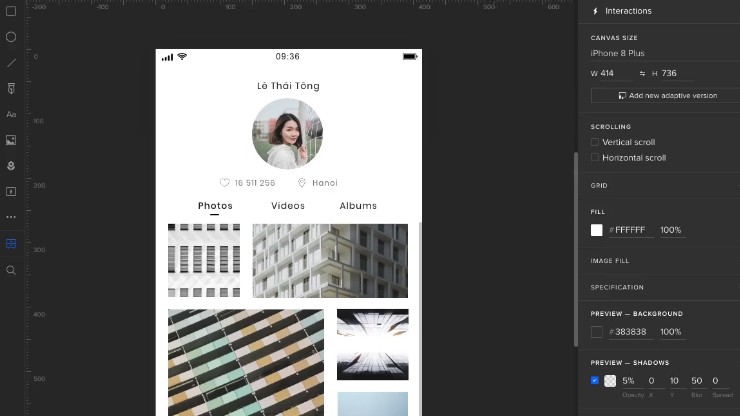 best wireframe tools: a screenshot of the UXPin interface