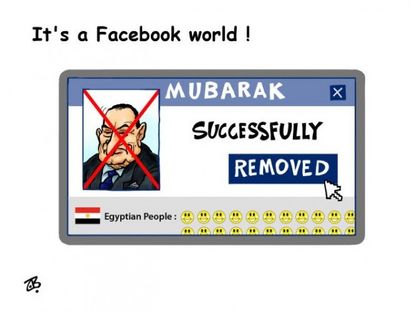 Mubarak: Unfriended