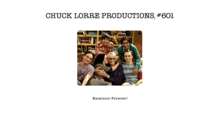 The Big Bang Theory vanity card for "The Citation Negation"