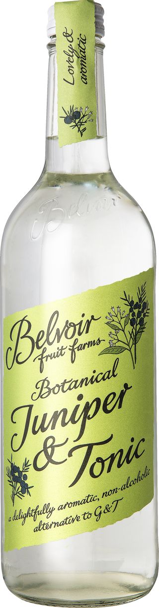 Bottle of Belvoir Juniper and Tonic