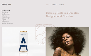 New York-based designer Berkeley Poole puts GT Walsheim to work on his portfolio site