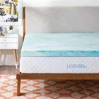 4. Linenspa 3” Memory Foam Mattress Topper:$59.99$47.99 at Amazon&nbsp;