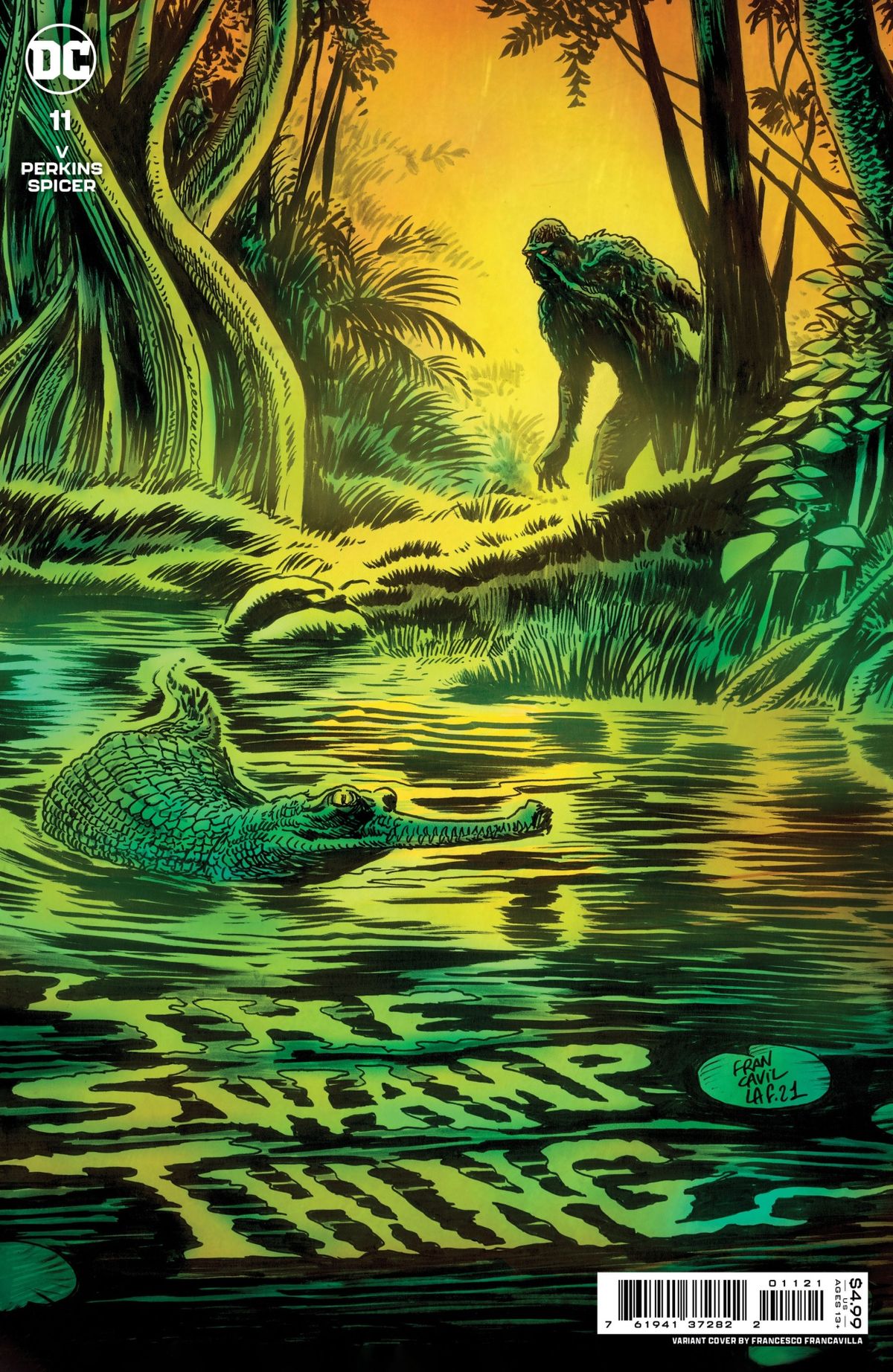 The Swamp Thing #11 cover