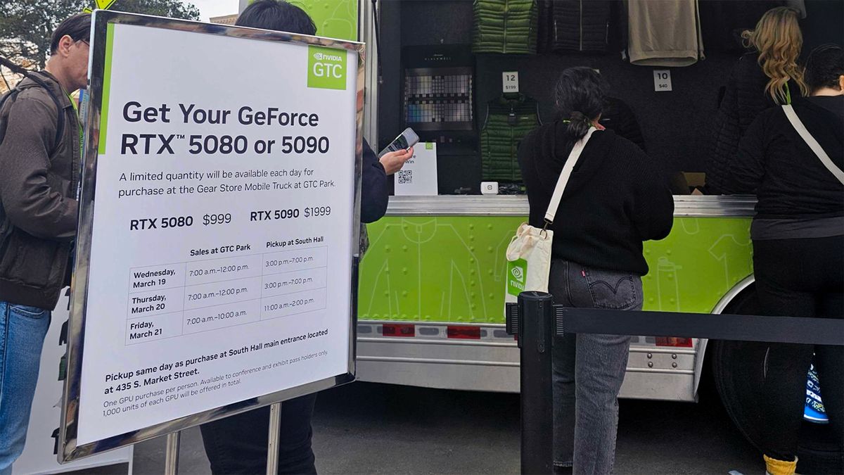 Nvidia's Unique Sales Strategy at GTC 2025: GPUs from a Food Truck