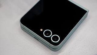 The Samsung Galaxy Z Flip 6 cameras and cover panel