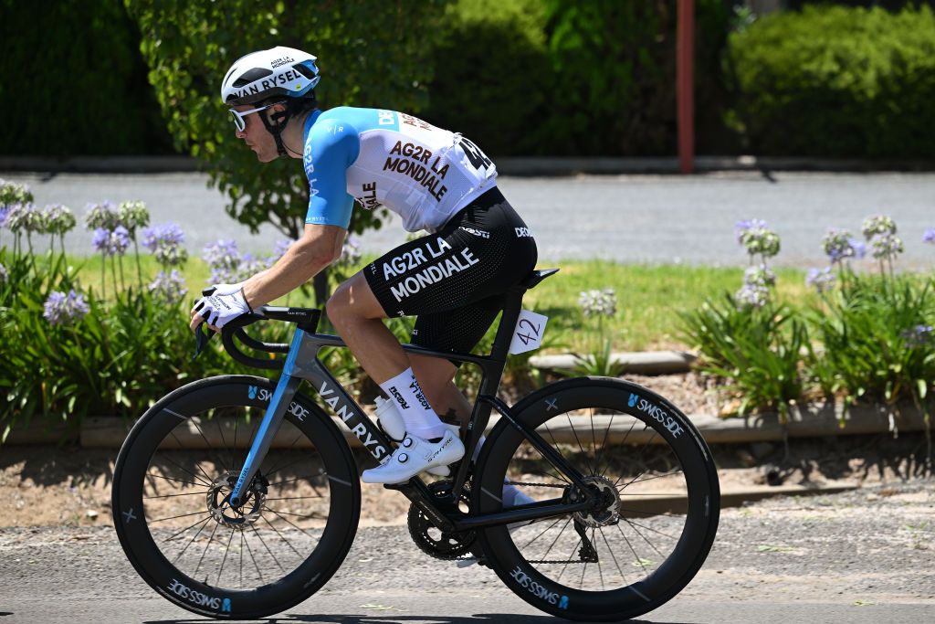 Franck Bonnamour (Decathlon AG2R La Mondiale) racing at Tour Down Under