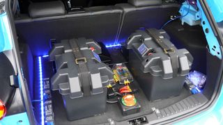 The PC in the back responsible for running the all the lighting panels