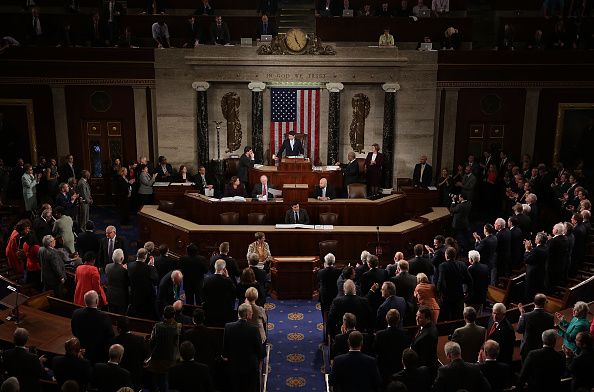 Paul Ryan in the Speaker&amp;#039;s seat of the House Chamber.