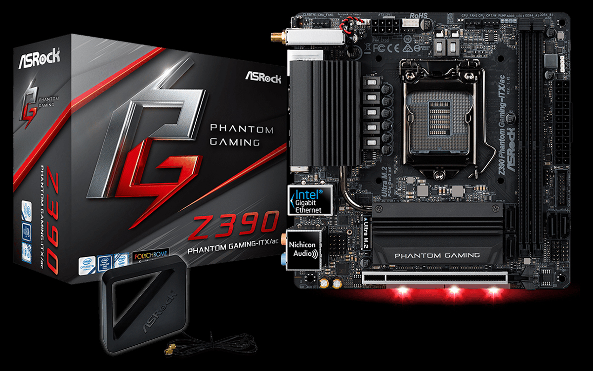 ASRock Z390 Phantom Gaming-ITX/ac Software and Firmware