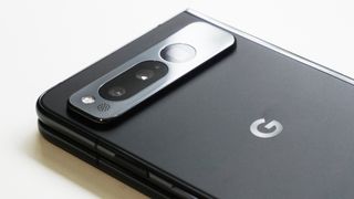 Google Pixel Fold review camera closeup